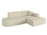 ECKSOFA Ottomane Rechts IREA-L1-v4 - 232x165x77 cm Beige
