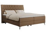 BOXBETT MILEN 160/200 Braun Kunstleder - H3