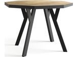 ESSTISCH Desmond achteckiger ausziehbarer, Lancelot Eiche 100-200/100/76 cm