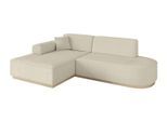 ECKSOFA Ottomane Links IREA-L1 - 232x165x80 cm Beige