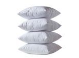 KISSENSCHONER Frottee wasserdicht 60/60 cm, 4er-Set mit Reißverschluss