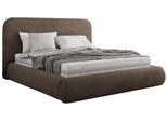 POLSTERBETT BENEA CLASSIC 160/200 - Braun Velvet - ohne Matratze