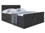 BOXSPRINGBETT CATOR-Z KING - 180x200 - H3/H4 - Schwarz