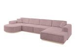 WOHNLANDSCHAFT ARRIO-U2 303x171x83 cm Rosa