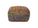 SITZPOUF bunt gemustert 60/60/30 cm