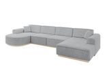 WOHNLANDSCHAFT ARRIO-U2 303x171x83 cm Grau