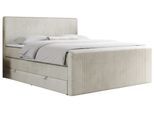 BOXSPRINGBETT KING DOREN 120/200 Beige Velvet - H3