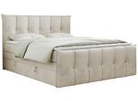 BOXSPRINGBETT PREMIUM 11 KING 180/200 Beige Velvet - H3