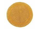 BADEMATTE 80 cm rund, 100% Baumwolle, wendbar