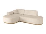 ECKSOFA Ottomane Links MARI-L1-v2 - 243x171x83 cm Beige Cord