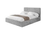 POLSTERBETT mit Bettkasten und Lattenrost, Bett mit Matratze H3/H4 - ALOVA