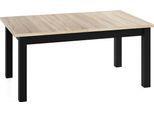 ESSTISCH Lindberg ausziehbar verlängerbar rechteckig, Eiche Sonoma Hellbraun 160-240/90/77 cm