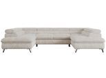 WOHNLANDSCHAFT PEDRO U Cord Creme