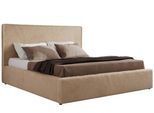 POLSTERBETT CORIVO CLASSIC 180/200 - Beige Plüsch - Schaum-Matratze