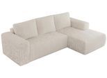 ECKSOFA TRENTINO L Beige Cord - Rechts