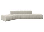 ECKSOFA modulares Sofa Solven-L1 - 380x174x70 cm Creme