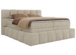 BOXSPRINGBETT NIRA KING 180/200 Creme Strukture - H4