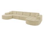 WOHNLANDSCHAFT TARO-U2 - 388x171x79,5 cm Beige