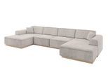 WOHNLANDSCHAFT IREA-U2 - 388x171x83 cm Hellbraun