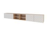 LOWBOARD VIRA-W 3x100x40x40 cm - Artisan / Weiß