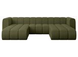 WOHNLANDSCHAFT modulares Sofa Joren-U1 - 319x177x70 cm Grün