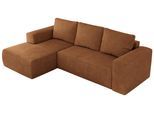 ECKSOFA TRENTINO L Orange Stukture - Links
