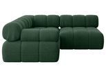 ECKSOFA modulares Sofa Mende-L1 - 190x190x70 cm Grün Cord
