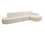 ECKSOFA Ottomane Rechts MARI-L2 - 328x171x79 cm Beige Cord