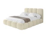 POLSTERBETT mit Bettkasten und Lattenrost, Boxbett ohne Matratze - KALA 200x200 Beige