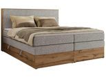BOXBETT WOOD CLASSIC KING 200/200 - Hellgrau Strukture - H4