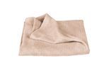 DECKE IN STRICKOPTIK 80 x 80 cm Frosty Almond- Beige