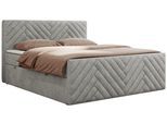 BOXBETT PARIS DUO 120/200 - Hellgrau Struktur - H3