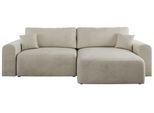 ECKSOFA NELSON Beige Velvet
