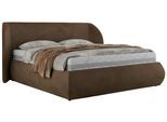 POLSTERBETT CAELA CLASSIC 180/200 - Braun Velvet - Multipocket-Matratze