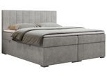 BOXBETT LOPE 120/200 - Hellgrau Strukture - H4