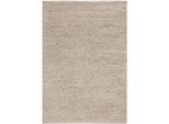 Teppich FLAIR RUGS "Minerals", grau (hellgrau), B:160cm H:10mm L:230cm, Kunstfaser, Wolle, Teppiche, Teppich, Teppich aus Wollmischung, geknüpftes Design, meliert