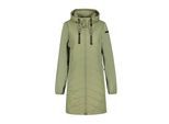 Outdoorjacke ICEPEAK "Icepeak Softshell jacke Palatka", Damen, Gr. 44+, hellgrün, Stoff, 100% Polyamid, normal, Jacken Outdoorjacke