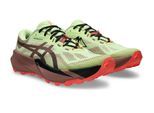 Trailrunningschuh ASICS "TRABUCO 14", Herren, Gr. 46, grün (illuminate gelb, umeboshi), Synthetik, Schuhe, profiliertes Laufsohlenprofil, mit Gummilaufsohle, mit Schnürung
