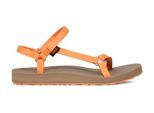 Sandale TEVA "W ORIGINAL UNIVERSAL SLIM", Damen, Gr. 40, papaya, Textil, Schuhe Sandale