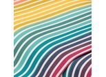 Allround-Gewebe Streifen "Regenbogen", bunt