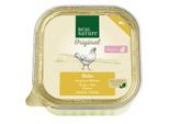 REAL NATURE Original Katze Nassfutter, Kitten, Ragout, Huhn mit grünen Bohnen 16x100 g