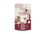 MjAMjAM Nassfutter Katze Adult, Quetschie Purer Fleischgenuss, Känguru 12x125 g