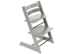 Stokke Hochstuhl , Salbeigrün , Holz , Buche, Eiche , massiv , 46x79x49 cm , Fussstütze verstellbar, Sitzfläche verstellbar , Baby- und Kindermöbel, Babyzimmer, Hochstühle