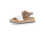 Plateausandaletten GABOR "Plateau Sandale", Damen, Gr. 44, multicolour, Schuhe
