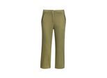 2-in-1-Hose GOLDNER "Kurzgröße Hose", Damen, Gr. 19, K-Gr, grün (dunkelschilf), Obermaterial: 97% Baumwolle CO. 3% Elasthan EL., normal, Hosen, Ohne