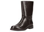 Stiefel INUOVO "INUOVO Stiefel Leder", Damen, Gr. 40, dunkelbraun, Leder, Schuhe Stiefel