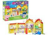 Puppenhaus HASBRO "Peppa Pig - Peppas großes Haus", bunt, Puppenhäuser, KinderB:80cm, Kunststoff, Puppenhaus, B:80cm