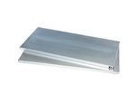 Schäfer Shop Select Fachböden, für Materialschränke ohne Mitteltrennwand & mit B 950 mm, bis 50 kg, B 950 x T 600 mm, verzinkter Stahl, silber
