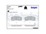 DELPHI Bremsbelagsatz, Scheibenfeststellbremse lp3881 für MAZDA