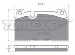 TOMEX BRAKES Bremsbelagsatz, Scheibenbremse tx1714 Vorderachse für VW